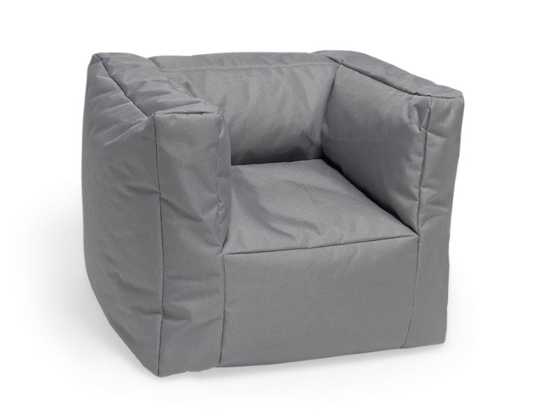 Jollein Kindersessel/Sitzsack in storm grey