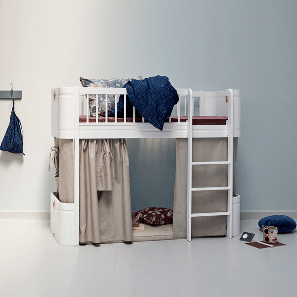 Oliver Furniture Vorhangset in Natur  für Wood Mini+ halbhohes Bett