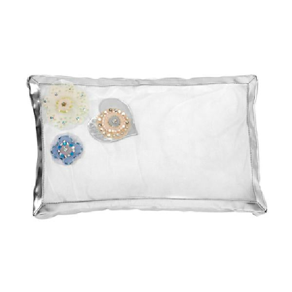 LIFETIME rechteckiges Kissen Silversparkle 6x52x32cm