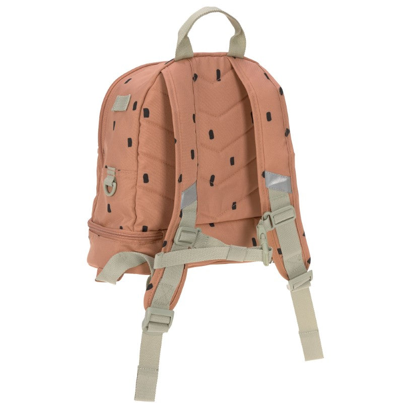 Lässig kleiner Rucksack 'Happy Prints' in karamell