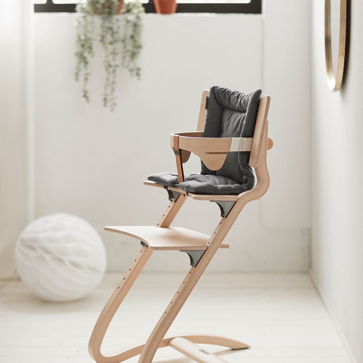 Leander Sitzkissen für Hochstuhl Classic in Cool Grey