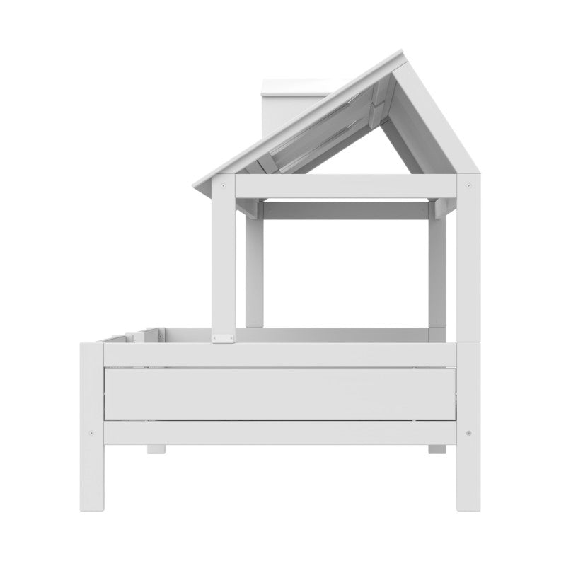 LIFETIME Beachhouse Bett 140x200cm in weiß