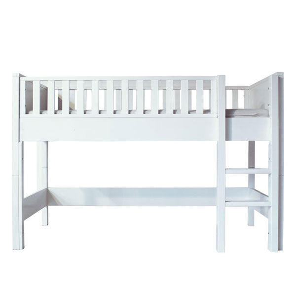 Bopita Mix&Match Nordic halbhohes Bett 90x200cm - gerade Treppe
