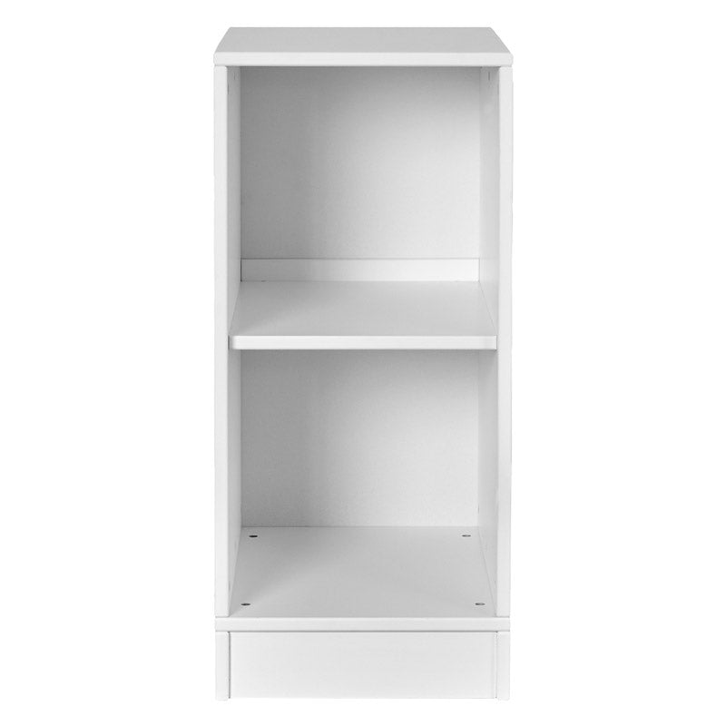 LIFETIME All-in-One Basiselement kleines Regal Höhe 88,9cm mit 2 Fächern in weiß oder white wash