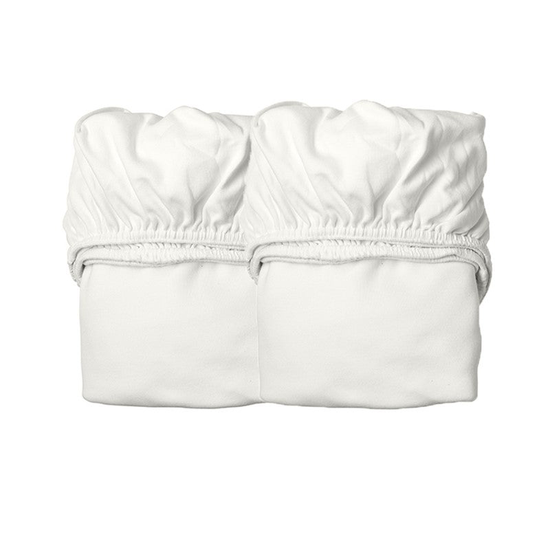 Leander Laken 2er-Set für Babywiege in Snow