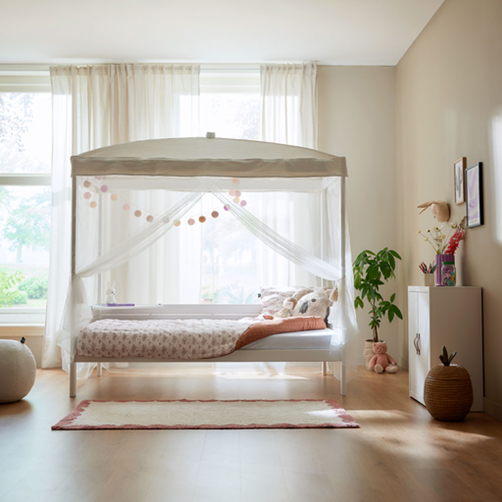 LIFETIME Himmel für Himmelbett 120cm breit Dreamy White