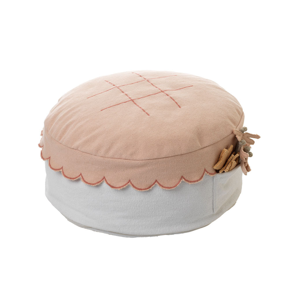 LIFETIME rundes Kissen Tic Tac Toe Fairy Theatre Ø50 cm