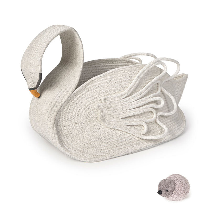 Lorena Canals "Swan Lake" Korb "Swan" 55x25x29 cm