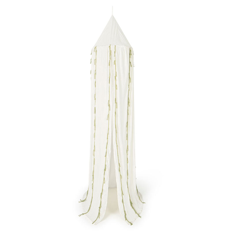 Lorena Canals "Swan Lake" Betthimmel 'Crêpe Swan Ivory' Ø50x245cm