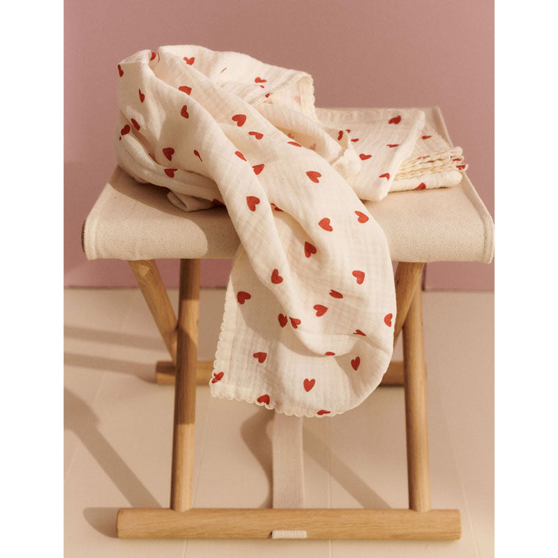 Dear April 3er-Pack Musselintuch 'Little Love'