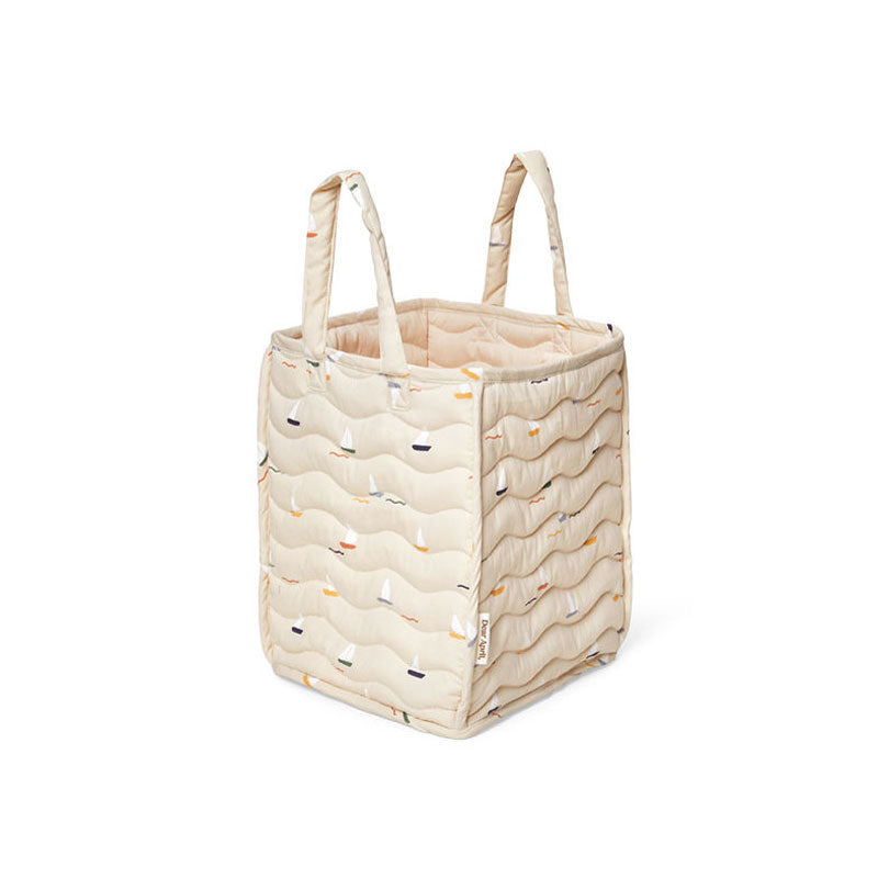 Dear April Aufbewahrungskorb in 'Pond Boats' 25x25x30 cm