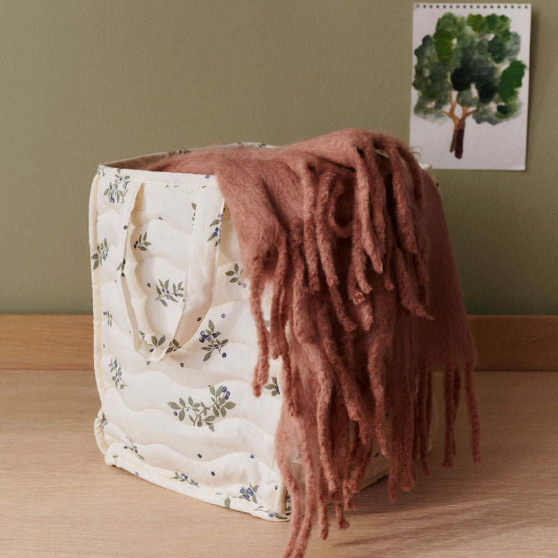 Dear April Aufbewahrungskorb in 'Blueberries' 25x25x30 cm