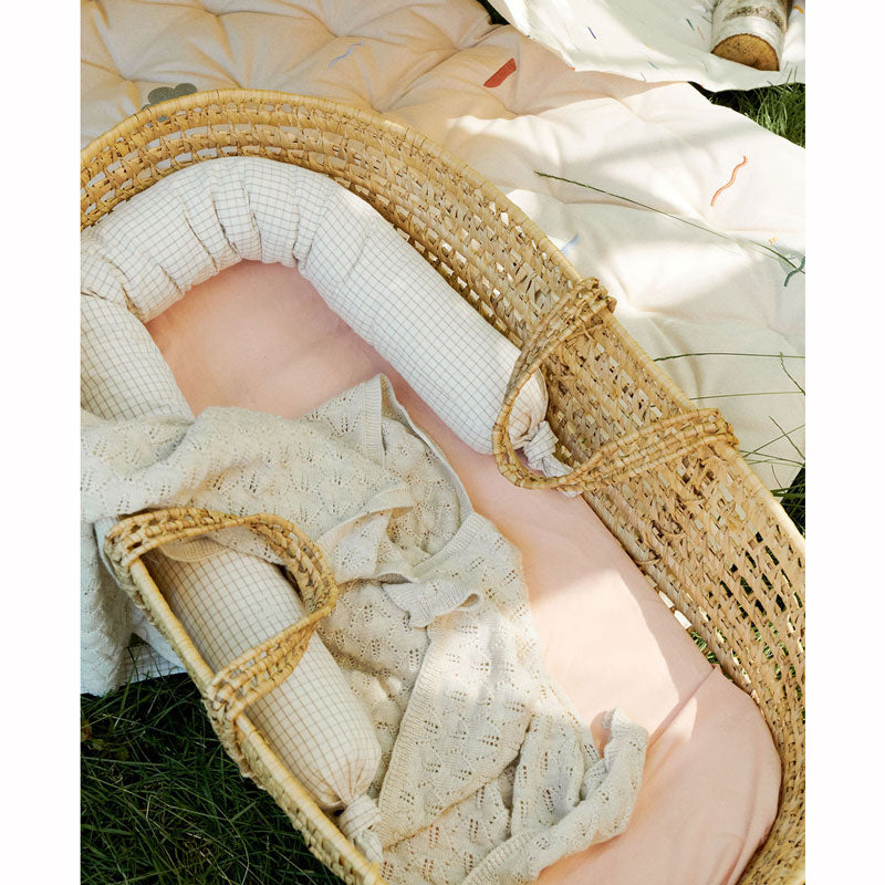 Dear April Bettschlange in 'Mini Check' 110x10cm