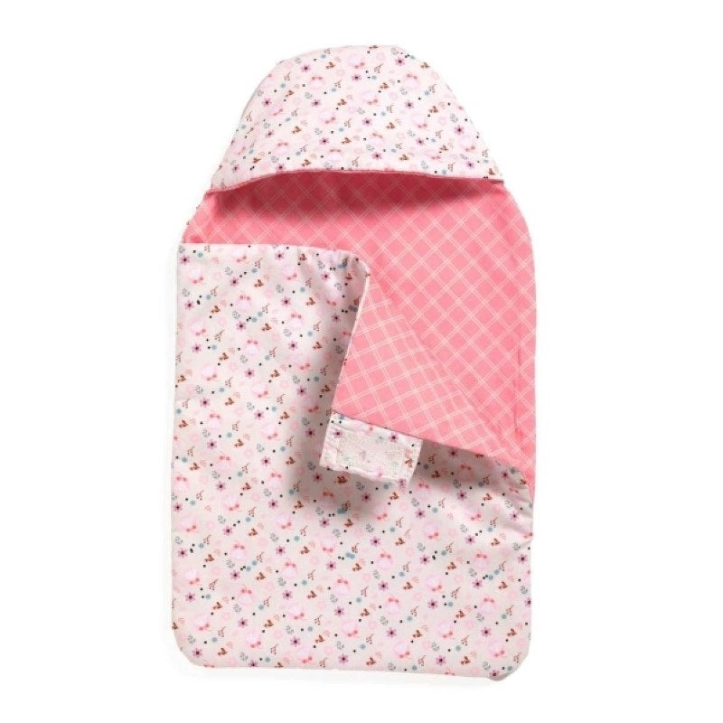 Djeco POMEA Puppenschlafsack 'Flowers'