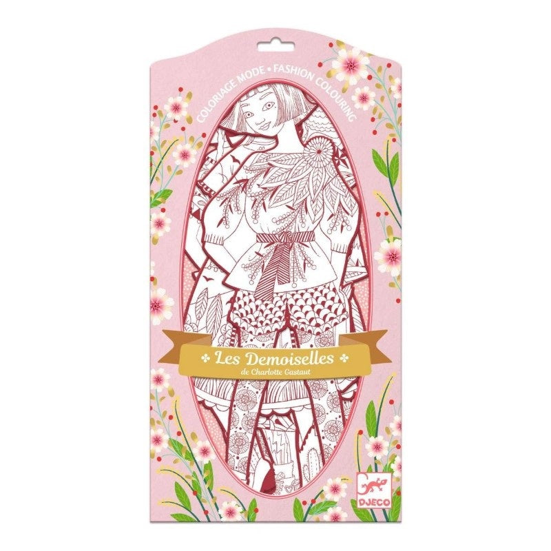 Djeco Ausmalbilder 'Demoiselles Fiodor'