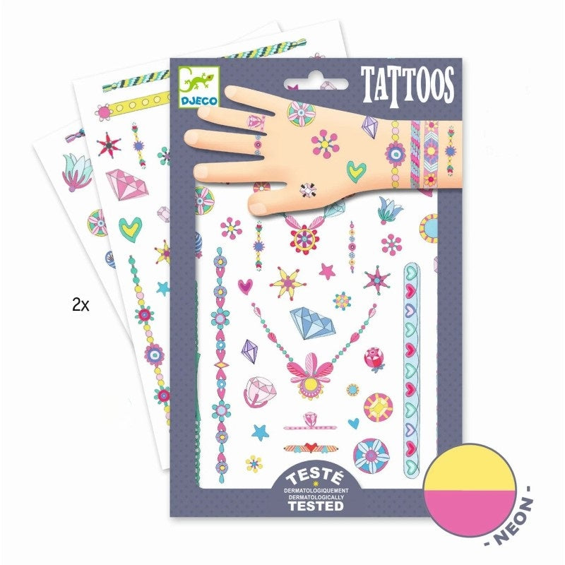 Djeco Tattoos 'Jennis Juwelen'