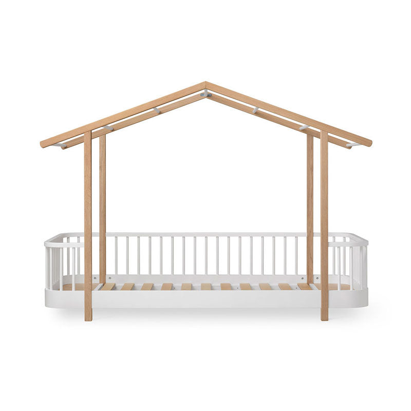 Oliver Furniture Wood Original Hausbett in weiß/Eiche