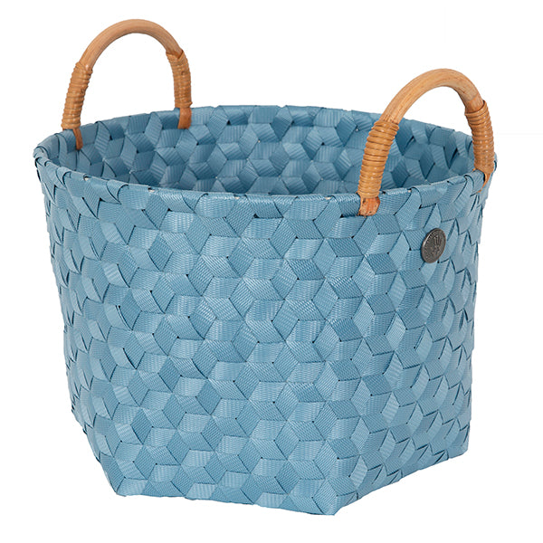 Handed By Dimensional - Aufbewahrungskorb mit Henkel 20x29x29cm in blue jeans