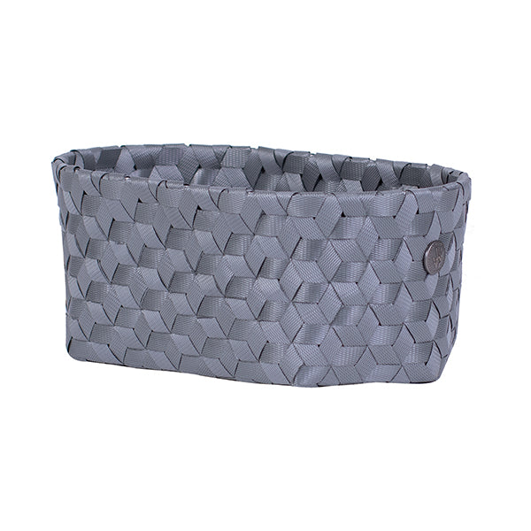 Handed By Dimensional - Aufbewahrungskorb oval 12x29x18cm in dark grey