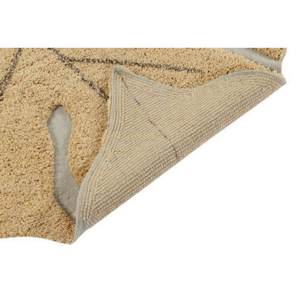 Lorena Canals waschbarer Teppich 'Monstera Leaf' in gelb 120x180cm