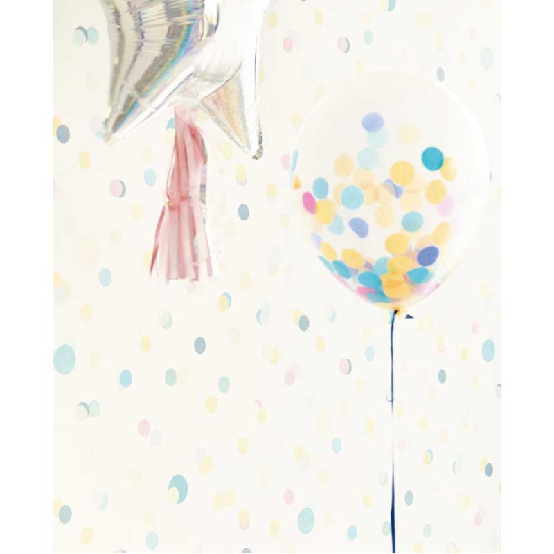 Eijffinger Mini Me Vliesapete Konfetti in mint-rosa-gelb