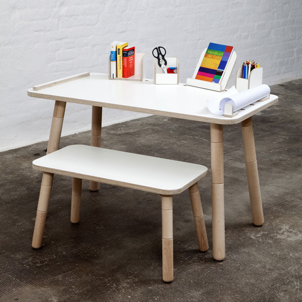 Pure Position Sitzbank für den Growing Table 42x80cm in weiß