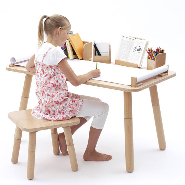 Pure Position Hocker für den Growing Table 42x42cm in weiß