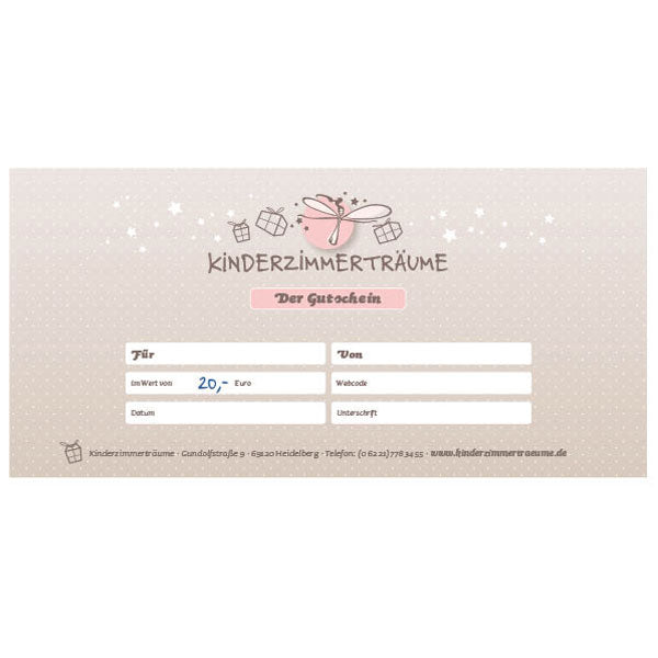 Gutschein über 20 Euro