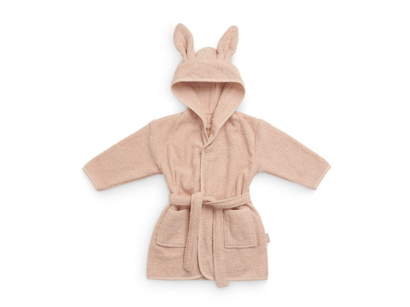 Jollein Bademantel mit Hasenohren 1-2 Jahre in pale pink
