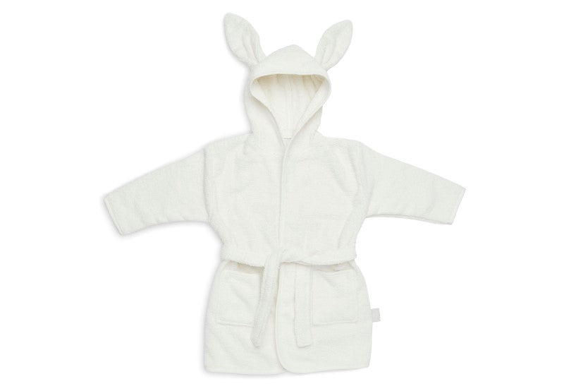 Jollein Bademantel mit Hasenohren 3-4 Jahre in ivory