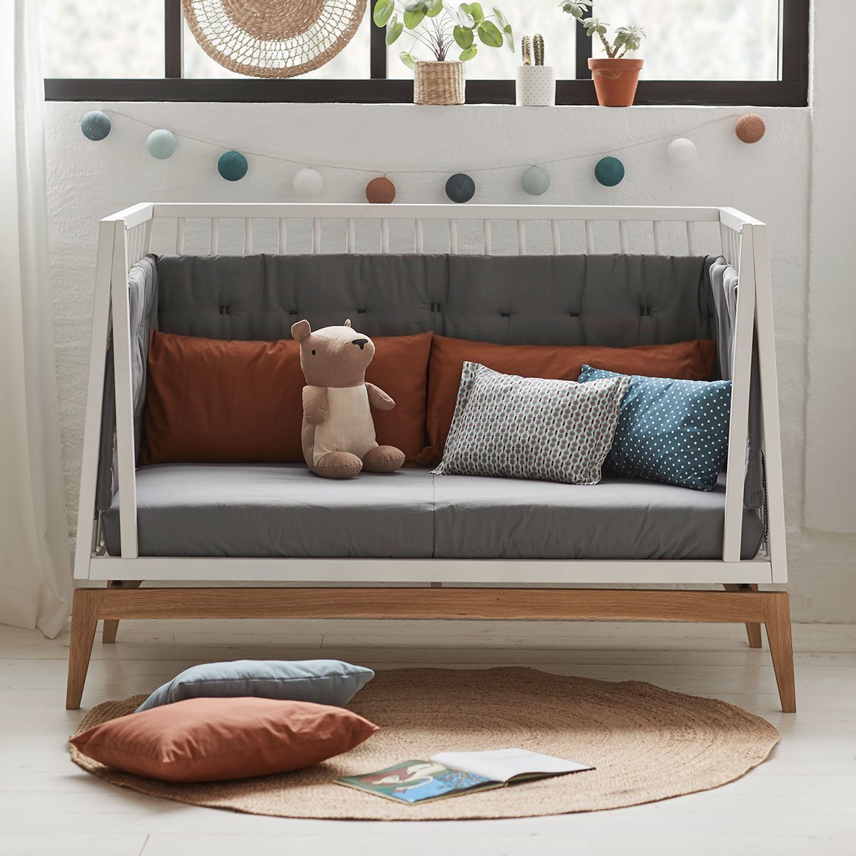Leander Luna Umbau-Set für das Babybett 120cm in Weiß
