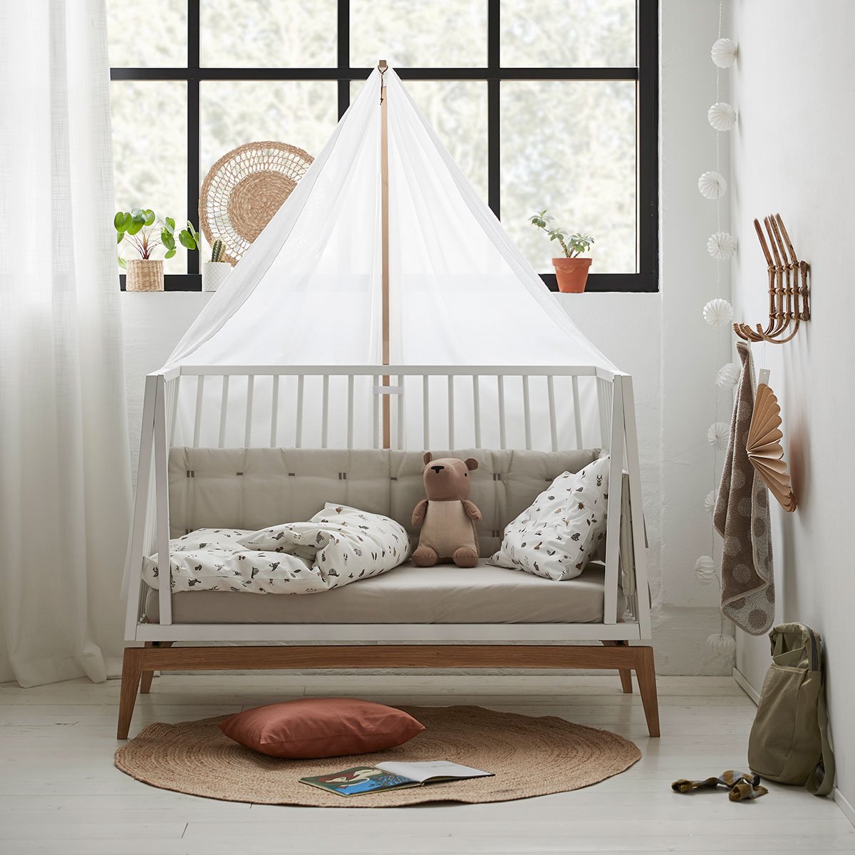 Leander Luna Umbau-Set für das Babybett 120cm in Weiß