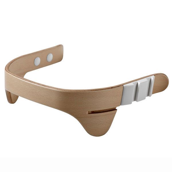 Leander Sicherheitsbügel für Hochstuhl in natur mit Gurt in braun