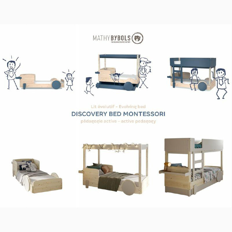Mathy by Bols 'Discovery' Montessori Einzelbett 90x190cm - in 28 Farben erhältlich