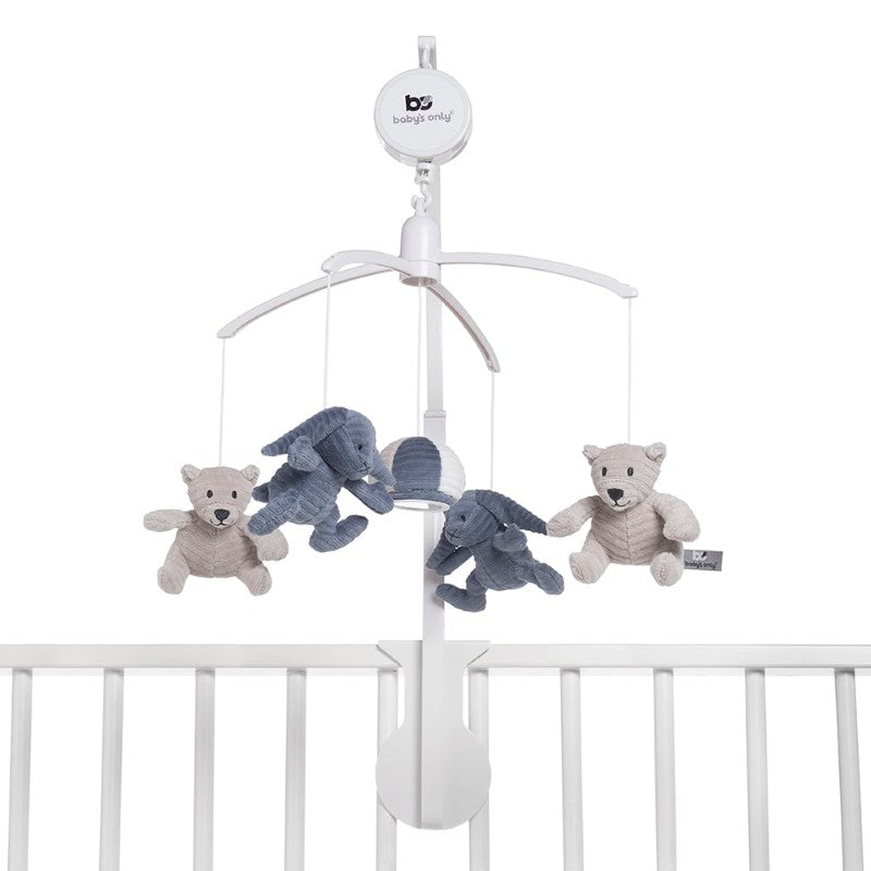 Baby's Only Musik Mobile Sense vintage blue/kieselgrau/weiß