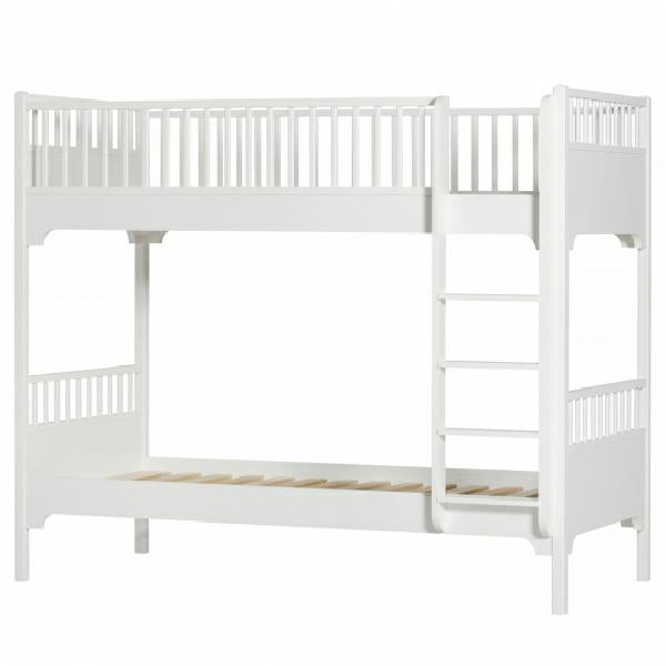 Oliver Furniture Seaside Classic Etagenbett 90x200cm mit gerader Leiter