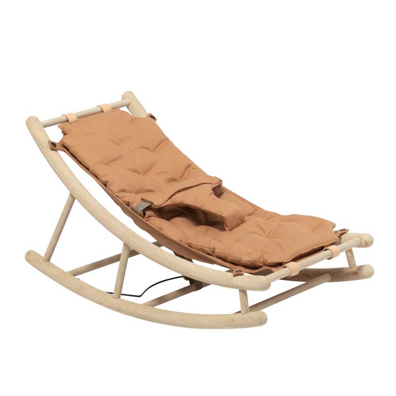 Oliver Furniture Wood extra Babykissen für Wippe in karamell