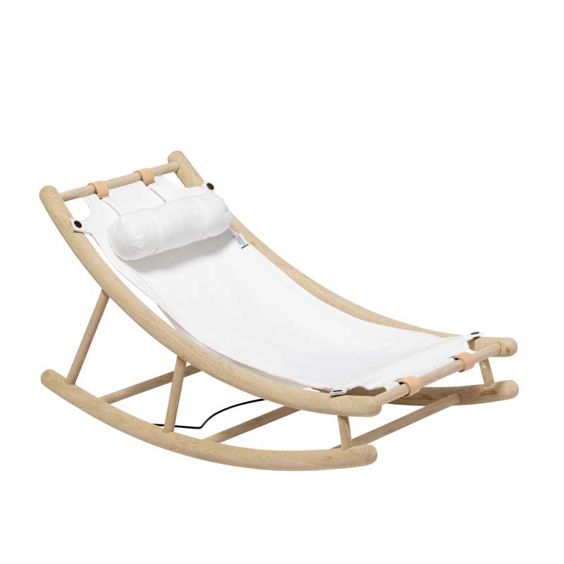 Oliver Furniture Wood extra Kleinkindsitz für Wippe in weiß