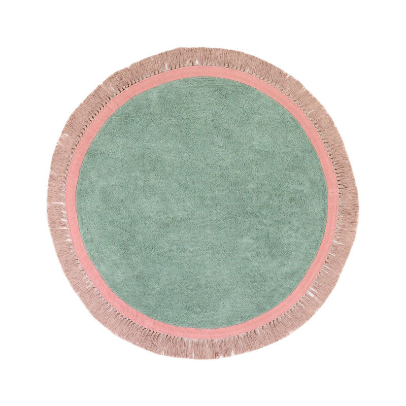 Tapis Petit runder Baumwollteppich 'Bubblegum' ca. Ø 130cm