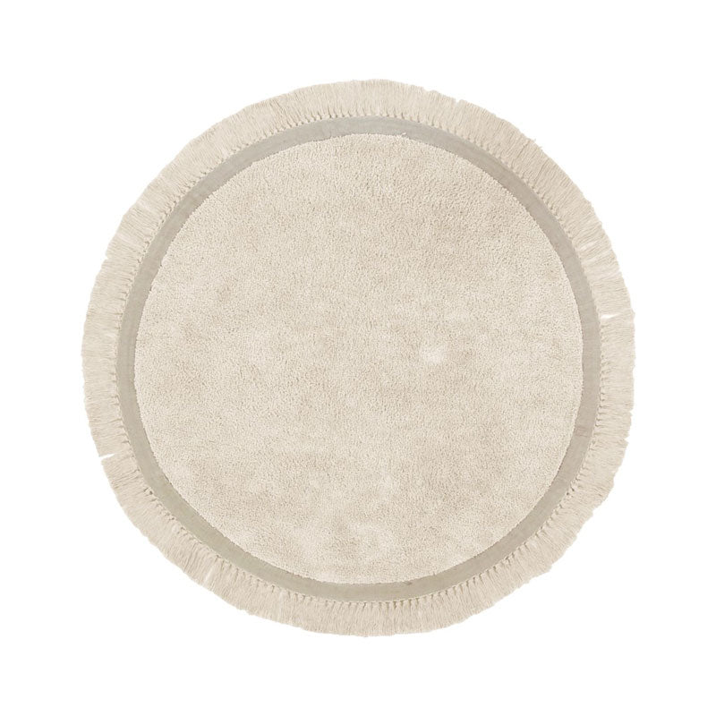 Tapis Petit runder Baumwollteppich 'Elephant' ca. Ø 130cm