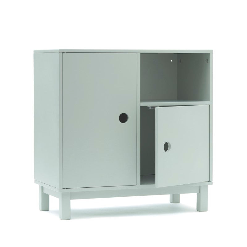 Kids Concept Kommode aus Holz in hellgrün 60x60cm