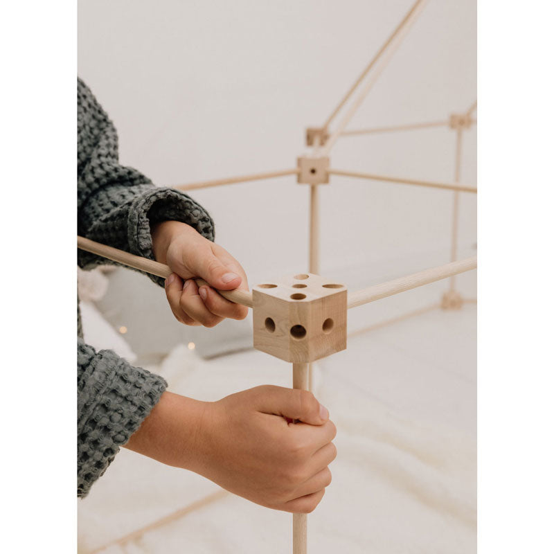 Sarbakane 1001 CABANES 'Biber' - Pack mit 111 Teilen