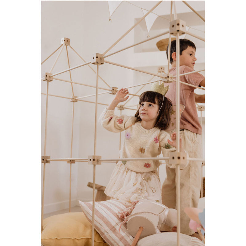 Sarbakane 1001 CABANES 'Grizzly' - Pack mit 155 Teilen