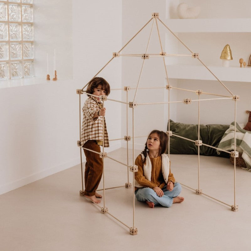 Sarbakane 1001 CABANES 'Biber' - Pack mit 111 Teilen