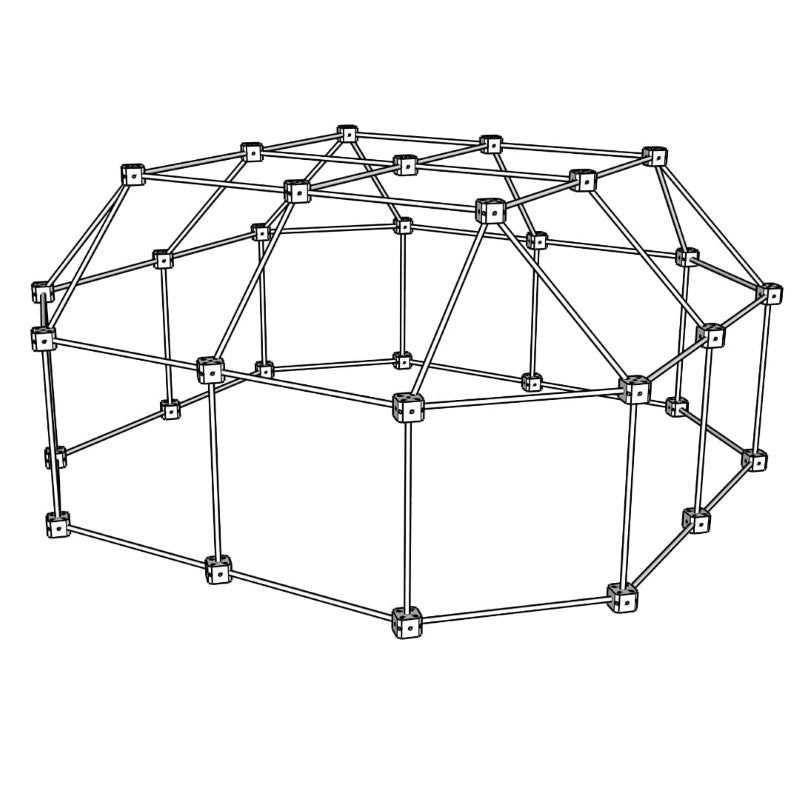 Sarbakane 1001 CABANES 'Biber' - Pack mit 111 Teilen