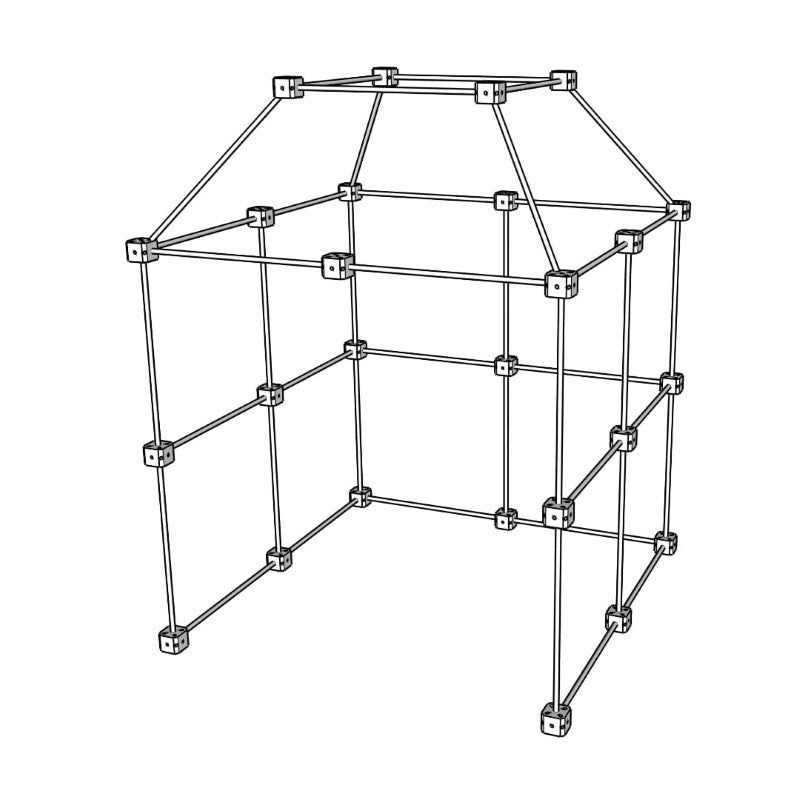 Sarbakane 1001 CABANES 'Biber' - Pack mit 111 Teilen