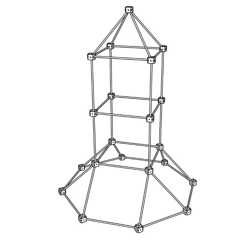 Sarbakane 1001 CABANES 'Eichhörnchen' - Pack mit 72 Teilen