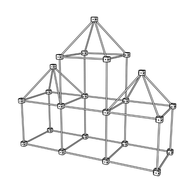 Sarbakane 1001 CABANES 'Eichhörnchen' - Pack mit 72 Teilen