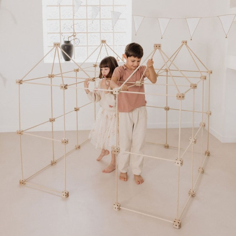 Sarbakane 1001 CABANES 'Grizzly' - Pack mit 155 Teilen