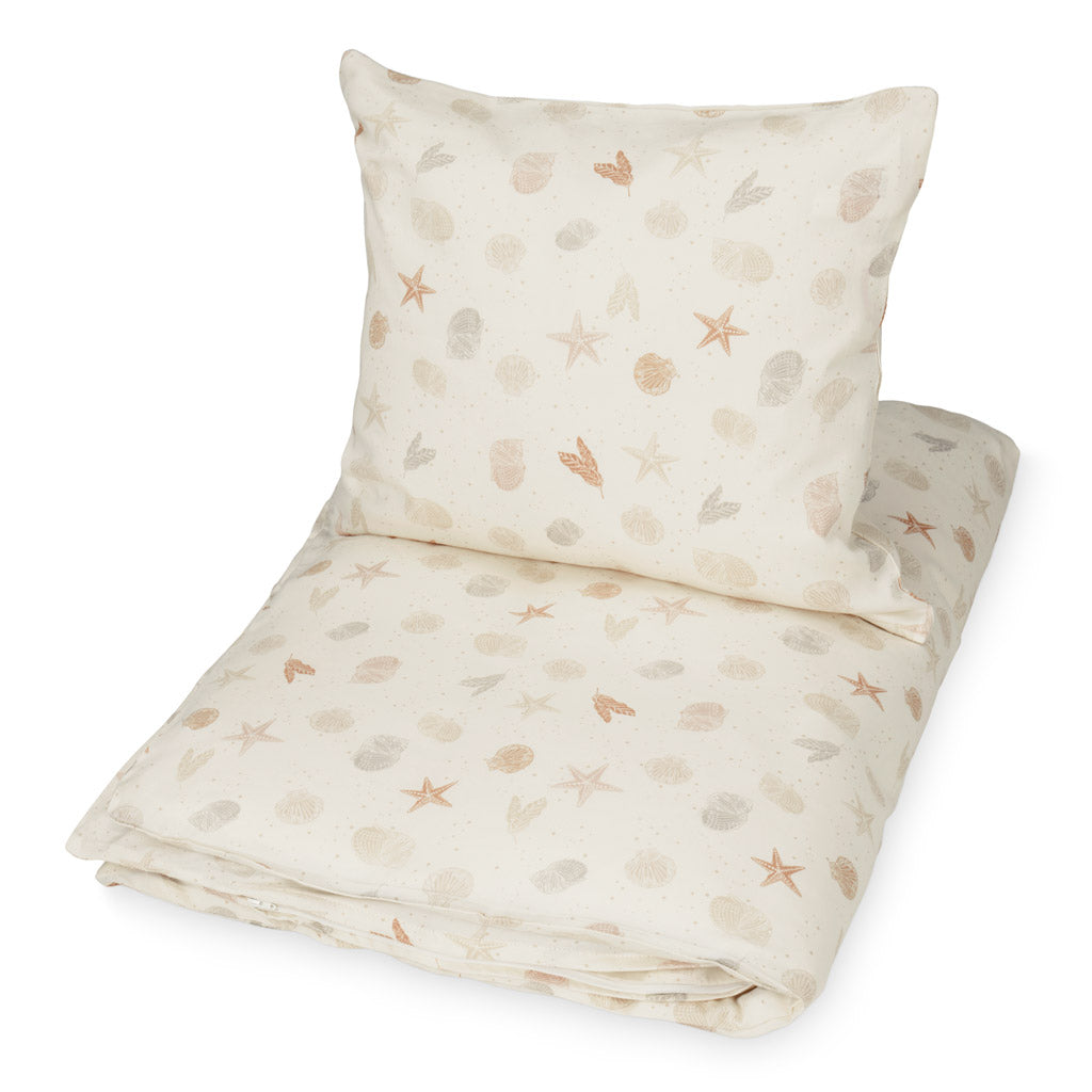 Cam Cam Bettwäsche "Seabed' mit Seesternen und Muscheln 135x200cm